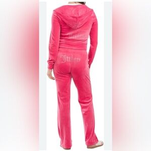 Juicy Couture Vixen Pink Velour Set LARGE NWT